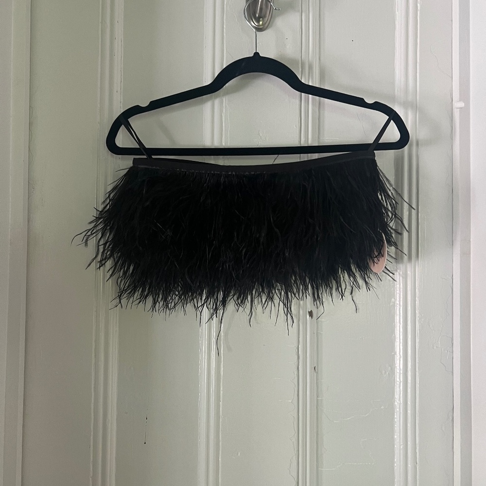 NWT Camila Coelho Feather Top - Picture 4 of 7
